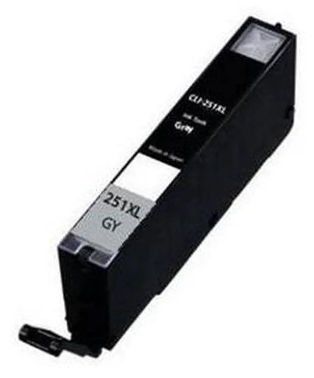 Alt view image 2 of 7 - SuppliesMAX Compatible Replacement for Canon PIXMA iP-8720/MG-6320/MG-7120/MG-7520 Gray High Yield Inkjet (665 Page Yield) (CLI-251XLGY) (6452B001)