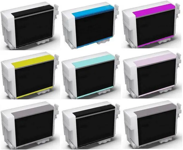 Alt view image 2 of 7 - SuppliesMAX Remanufactured Replacement for SureColor P600 Inkjet Combo Pack (PBK/C/M/Y/LC/LM/LBK/MBK/LLBK) (NO. 760) (T760120-4BCS)
