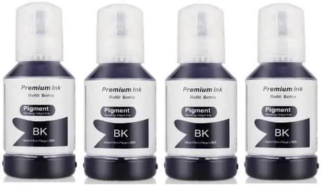 Alt view image 2 of 7 - SuppliesMAX Compatible Replacement for Expression EcoTank ET-7700/ET-7750 Black Pigment Refill Ink Bottle (4/PK-8000 Page Yield) (NO. 512) (T512020-S_4PK-US)