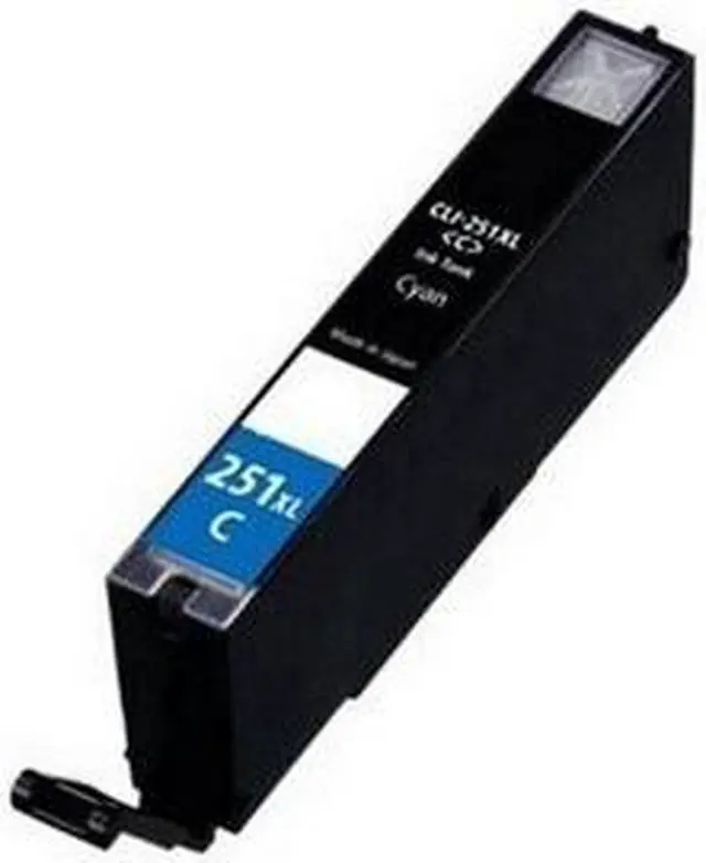 Alt view image 2 of 7 - SuppliesMAX Compatible Replacement for Canon PIXMA iP-7220/iP-8720/MG-5420/MG-5520/MG-5620/MG-6620/MG-7120/MG-7520 Cyan High Yield Inkjet (700 Page Yield) (CLI-251XLC) (6449B001)