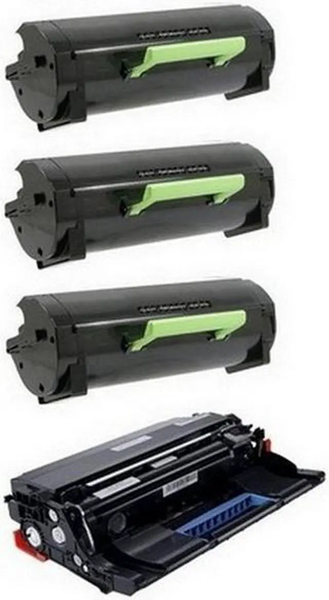 Alt view image 2 of 7 - SuppliesMAX Compatible Replacement for Konica Minolta bizhub 4050/bizhub 4750 Drum/Toner Value Combo Pack (1-Drum Unit/3-Toners) (TN-P44) (A6VM03V_1PK/A6VK01F_3PKVB)