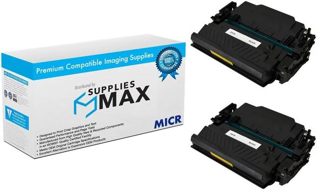 Main image of SuppliesMAX Compatible MICR Replacement for Canon imageCLASS LBP-312/MF-522/MF-525 Series Black High Yield Toner Cartridge (2/PK-20000 Page Yield) (0453C001_2PK)