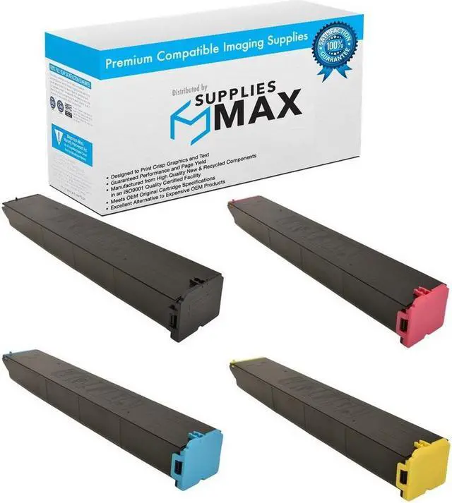 Main image of SuppliesMAX Compatible Replacement for Sharp MX-2630/3050/3550/3570/4050/5050/5070/6050/6070 Series Toner Cartridge Combo Pack (BK/C/M/Y) (MX-60NTMP)
