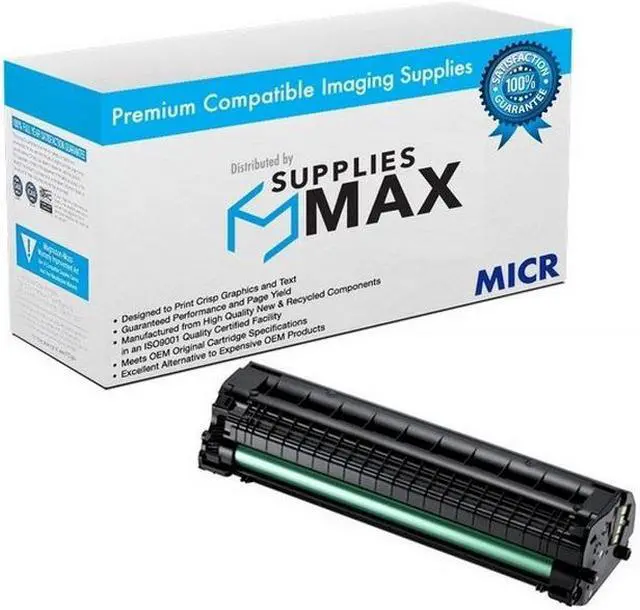 Main image of SuppliesMAX Compatible MICR Replacement for Samsung ML-1660/ML-1665/ML-1670/ML-1675/ML-1860/ML-1865W/SCX-3200/SCX-3205/SCX-3210/SCX-3218 Toner Cartridge (1500 Page Yield) (MLT-D104S)