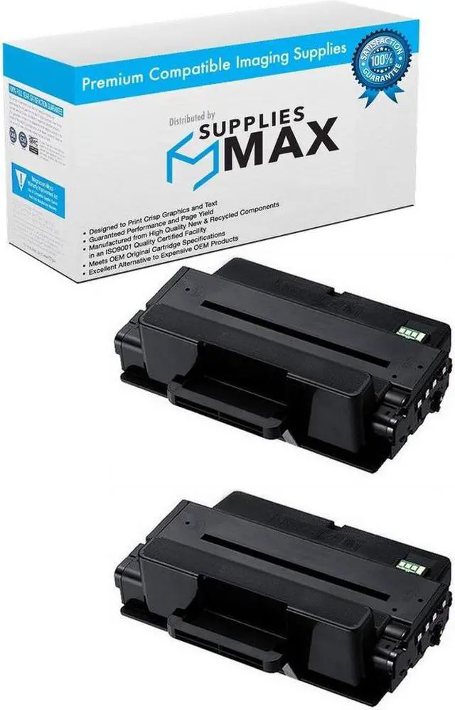 Main image of SuppliesMAX Compatible Replacement for Samsung ML-3710/ML-3712/SCX-5637/SCX-5639/SCX-5737/SCX-5739 Extra High Yield Toner Cartridge (2/PK-10000 Page Yield) (MLT-P205E)