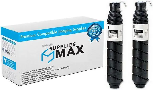 Main image of SuppliesMAX Compatible Replacement for Toshiba e-STUDIO 28/e-STUDIO 35S/e-STUDIO 45 Toner Cartridge (2/PK-13500 Page Yield) (T-3500D_2PK)