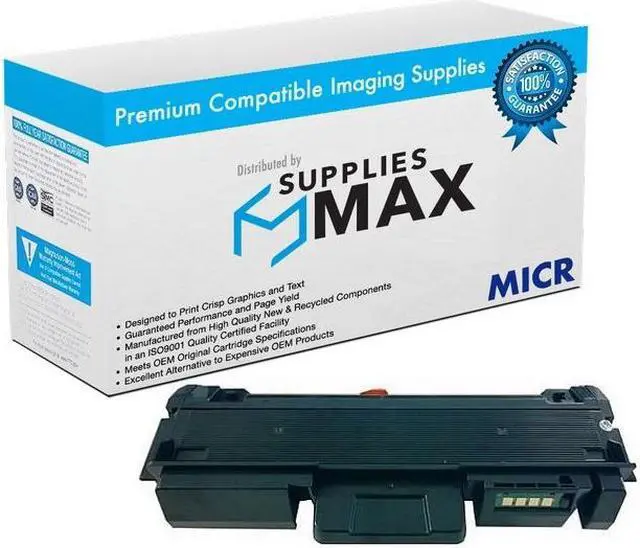 Main image of SuppliesMAX Compatible MICR Replacement for Samsung Xpress M3015DW/Xpress M3065FW Black High Yield Toner Cartridge (4000 Page Yield) (MLT-D118L)