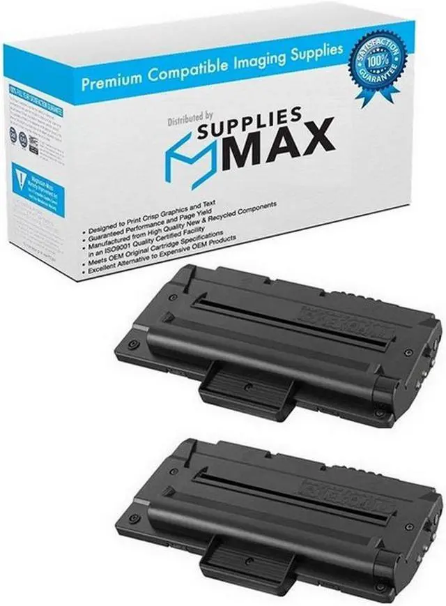 Main image of SuppliesMAX Compatible Replacement for Samsung SCX-4300 Series Toner Cartridge (2/PK-2000 Page Yield) (MLT-P109B)