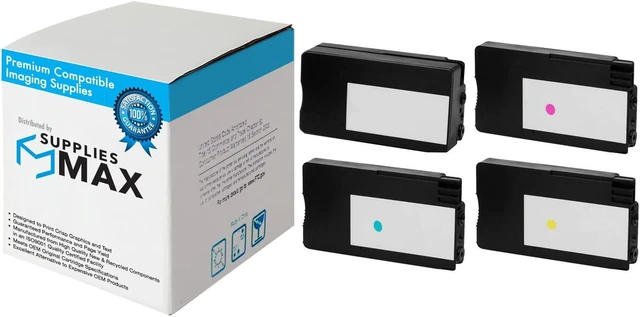 Main image of SuppliesMAX Remanufactured Replacement for HP DesignJet T120/T125/T130/T520/T525/T530 Series Inkjet Combo Pack (BK/C/M/Y) (NO. 711) (CZ133A_1PK_P2V32A_1PKMP)