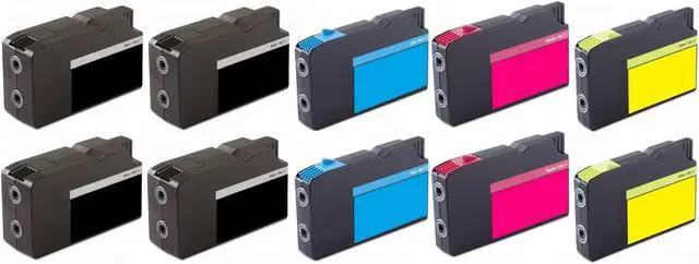 Alt view image 2 of 7 - SuppliesMAX Compatible Replacement for Lexmark OfficeEdge Pro 4000/Pro 4000C/Pro 5500/ Pro 5500T High Yield Inkjet Combo Pack (4-BK/2-C/M/Y) (NO. 200XL) (14L0174_4PK/14L0269_2PKMP)