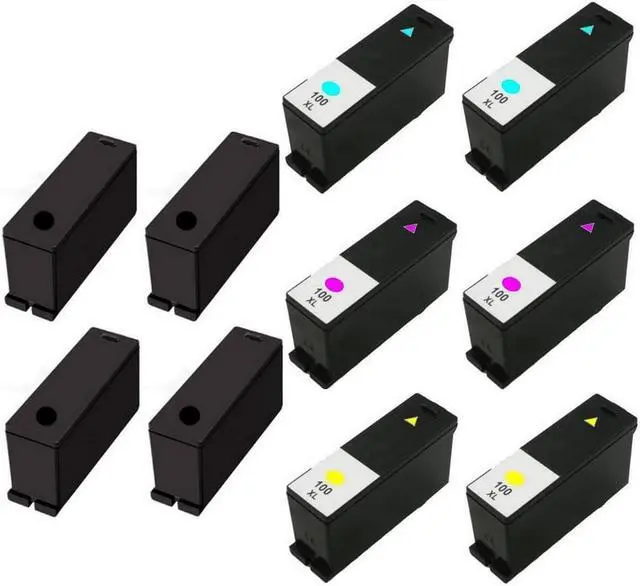 Alt view image 2 of 7 - SuppliesMAX Compatible Replacement for Lexmark PRO 805/PRO 901/PRO 905 High Yield Inkjet Combo Pack (4-BK/2-C/M/Y) (NO. 105XL/NO. 100XL) (14N0822_4PK/14N1188_2PKMP)