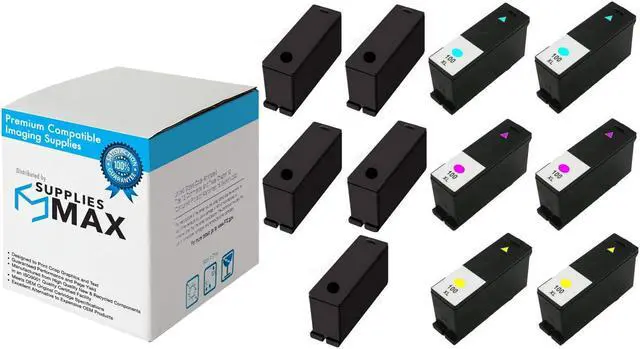 Main image of SuppliesMAX Compatible Replacement for Lexmark PRO 805/PRO 901/PRO 905 High Yield Inkjet Combo Pack (5-BK/2-C/M/Y) (NO. 105XL/NO. 100XL) (14N0822_5PK/14N1188_2PKMP)