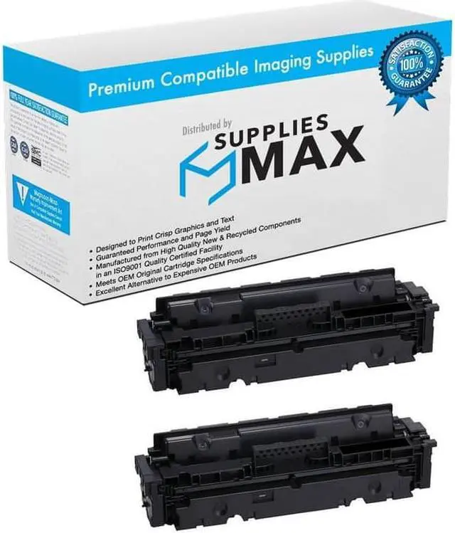 Main image of SuppliesMAX Compatible Replacement for Canon Color imageCLASS LBP-664/MF-742/MF-743/MF-745/MF-746 Black High Yield Toner Cartridge (2/PK-7600 Page Yield) (3020C001_2PK)