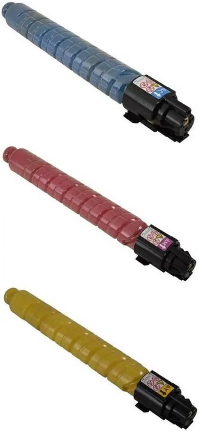 Alt view image 2 of 7 - SuppliesMAX Compatible Replacement for Ricoh IM-C300/IM-300F/IM-C400F/IM-C400SRF Toner Cartridge Combo Pack (C/M/Y) (TYPE IM-C300) (84238CMY)