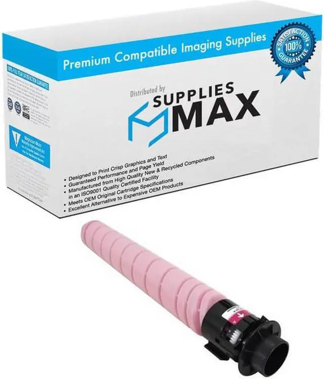 Main image of SuppliesMAX Compatible Replacement for Savin IM-C3000/IM-C3500 Magenta Toner Cartridge (19000 Page Yield) (TYPE IM-C3500) (842253)