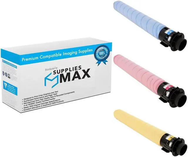 Main image of SuppliesMAX Compatible Replacement for Savin IM-C4500/IM-C5500/IM-C5500A/IM-C6000 Toner Cartridge Combo Pack (C/M/Y) (TYPE IM-C6000) (84227CMY)