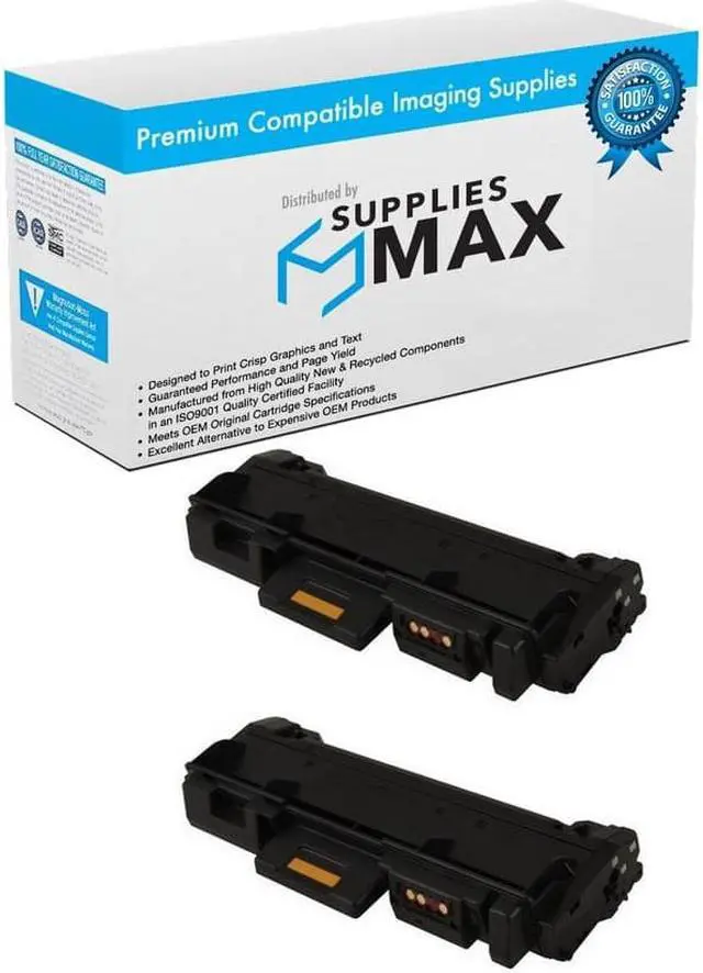 Main image of SuppliesMAX Replacement for B205/B210/B215 Black High Yield Toner Cartridge (2/PK-3000 Page Yield) (106R04347_2PK)