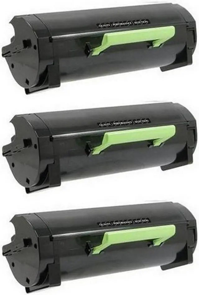 Alt view image 2 of 7 - SuppliesMAX Compatible Replacement for Lexmark MS-321/MS-421/MS-521/MS-621/MS-622/MX-321/MX-421/MX-521/MX-522/MX-622 Series GSA High Yield Toner Cartridge (3/PK-15000 Page Yield) (56F000GJ_3PK)