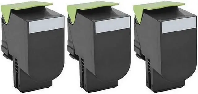 Alt view image 2 of 7 - SuppliesMAX Compatible Replacement for Lexmark CS-421/CS-521/CS-622/CX-421/CX-522/CX-622/CX-625 Black High Yield Toner Cartridge (3/PK-8500 Page Yield) (78C20KE_3PK)