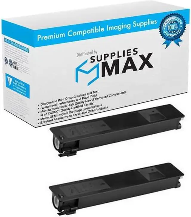 Main image of SuppliesMAX Compatible Replacement for Toshiba e-STUDIO 2555C/e-STUDIO 3055C/e-STUDIO 3555C/e-STUDIO 4555C/e-STUDIO 5055C Black Toner Cartridge (2/PK-32000 Page Yield) (T-FC50UK_2PK)