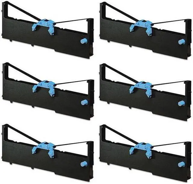 Alt view image 2 of 7 - SuppliesMAX Compatible Replacement for NCR 123479 Black P.O.S. Printer Ribbons (6/PK) - Replacement to IBM 1040888