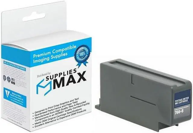 Main image of SuppliesMAX Compatible Replacement for Innovera IVR7668 Red Postage Meter Inkjet(42500 Impressions) - Replacement to Pitney Bowes 767-8