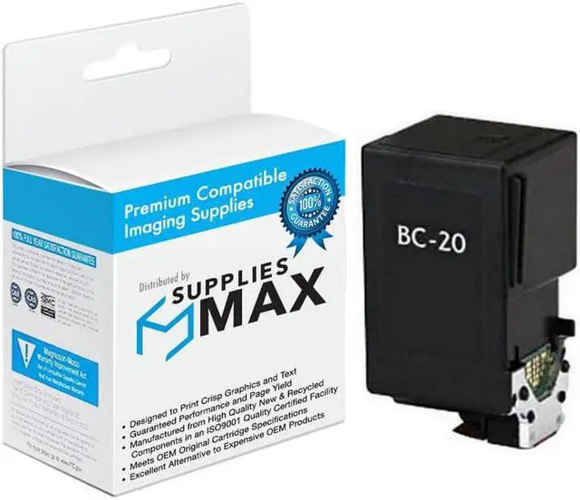 Main image of SuppliesMAX Replacement for Apple Color Stylewriter 2400/2500 Black Inkjet (900 Page Yield) (BC-20) (M3240G/A)