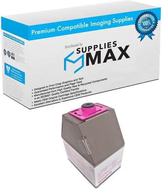 Main image of SuppliesMAX Compatible Replacement for Savin C2824/C3528/C4535 Magenta Toner Cartridge (200 Grams-10000 Page Yield) (TYPE R1) (5462)