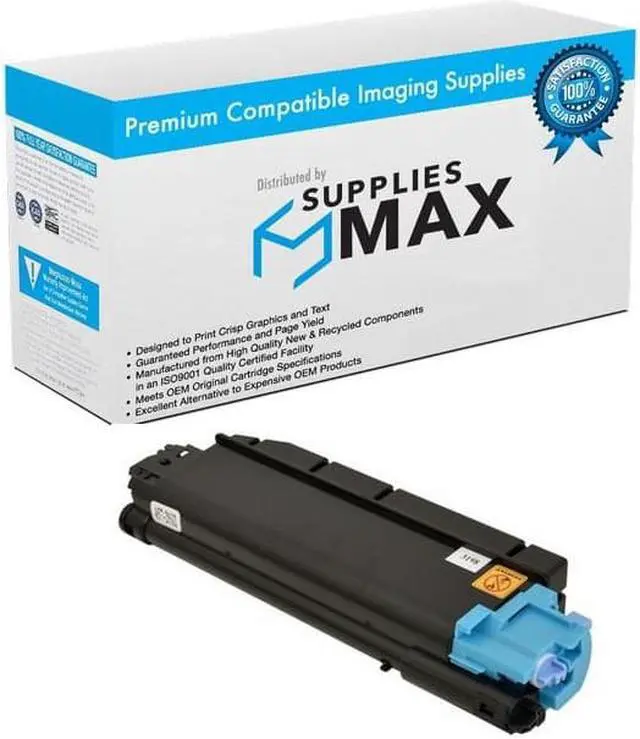 Main image of SuppliesMAX Compatible Replacement for Kyocera Mita ECOSYS M6235cidn/M6635cidn/P6235cdn Cyan Toner Cartridge (11000 Page Yield) (TK-5282C)