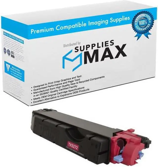 Main image of SuppliesMAX Compatible Replacement for Kyocera Mita ECOSYS M6630cidn/ECOSYS P6230cdn Magenta Toner Cartridge (6000 Page Yield) (TK-5272M) (1T02TVBUS0)