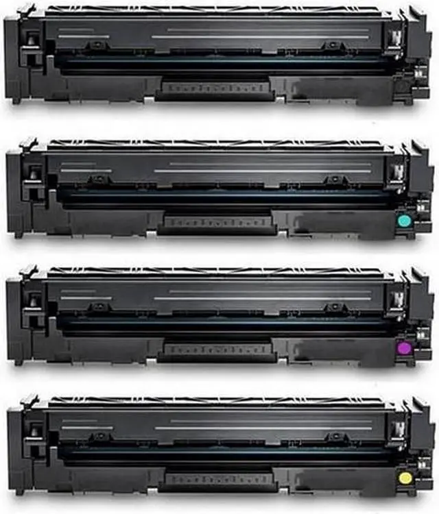 Alt view image 2 of 7 - Compatible Canon Color imageCLASS LBP-621/LBP-622/LBP-623/MF-641/MF-642/MF-643/MF-644/MF-645CDW High Yield Toner Cartridge Combo Pack (BK/C/M/Y) (CRG-054H-COMBO)