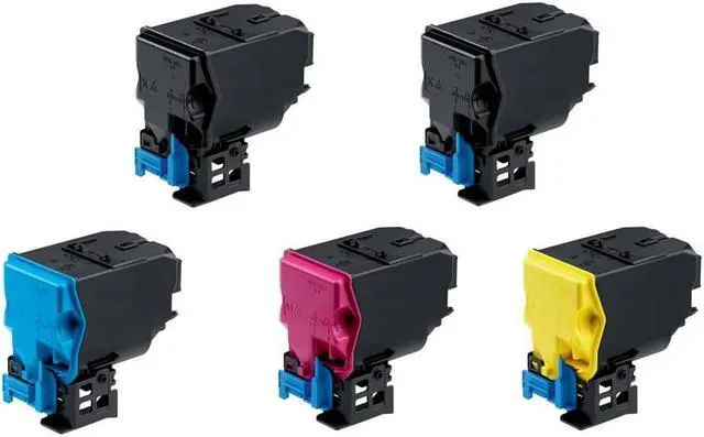 Alt view image 2 of 7 - SuppliesMAX Compatible Replacement for Konica Minolta bizhub C25 Toner Cartridge Combo Pack (2-BK/1-C/M/Y) (TNP272B1CMY)