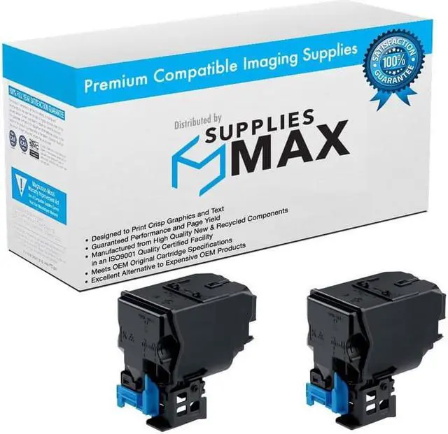 Main image of SuppliesMAX Compatible Replacement for Konica Minolta bizhub C3100P Black Toner Cartridge (2/PK-6000 Page Yield) (TNP50K) (A0X5154_2PK)