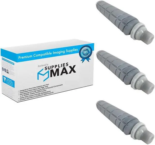 Main image of SuppliesMAX Compatible Replacement for Konica Minolta 7022/7130/7222/7228 Toner Cartridge (3/PK-30000 Page Yield) (950-246_3PK)