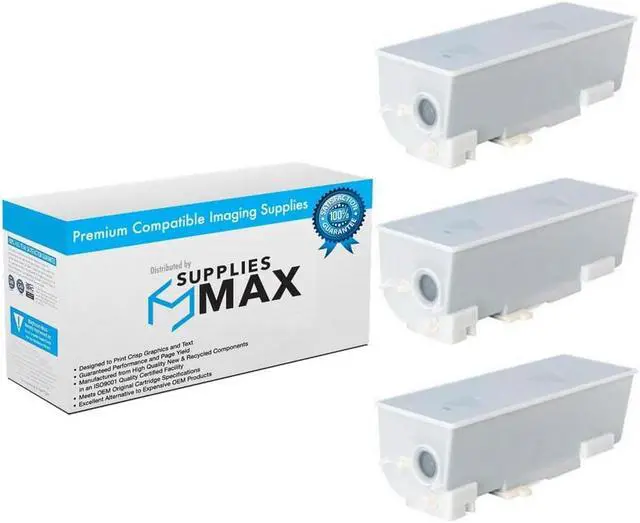 Main image of SuppliesMAX Compatible Replacement for Copystar RI-4230/RI-5230 Toner Cartridge (3/PK-700 Grams-22000 Page Yield) (37015016_3PK)