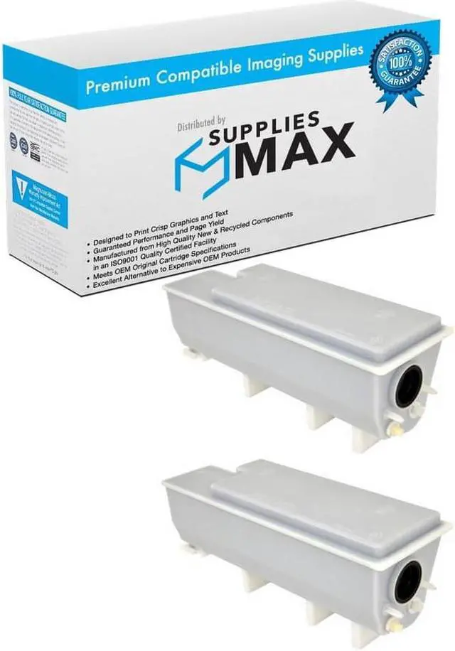 Main image of SuppliesMAX Compatible Replacement for Kyocera Mita DC-3060/DC-4060/DC-4090 Toner Cartridge (2/PK-550 Grams-20000 Page Yield) (MTA37085011_2PK)