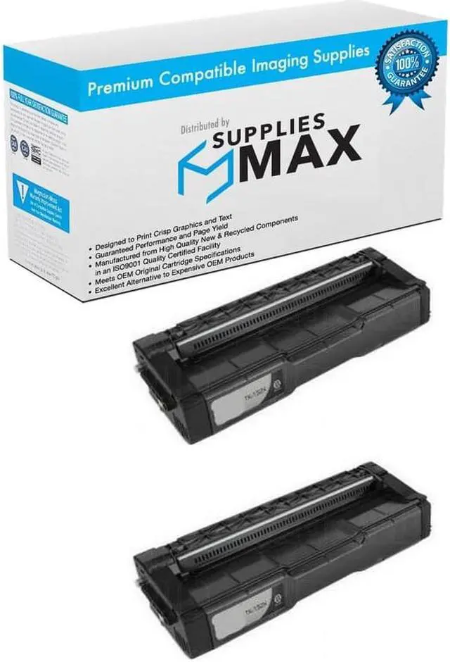 Main image of SuppliesMAX Compatible Replacement for Kyocera Mita FS-C1020MFP Black Toner Cartridge (2/PK-6500 Page Yield) (1T05JK0US0_2PK)
