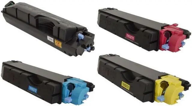 Alt view image 2 of 7 - SuppliesMAX Compatible Replacement for Kyocera Mita ECOSYS M6630cidn/ECOSYS P6230cdn Toner Cartridge Combo Pack (BK/C/M/Y) (TK-5272MP)