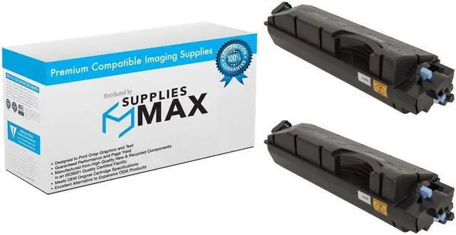 Main image of SuppliesMAX Compatible Replacement for Kyocera Mita ECOSYS M6630cidn/ECOSYS P6230cdn Black Toner Cartridge (2/PK-8000 Page Yield) (TK-5270K_2PK)
