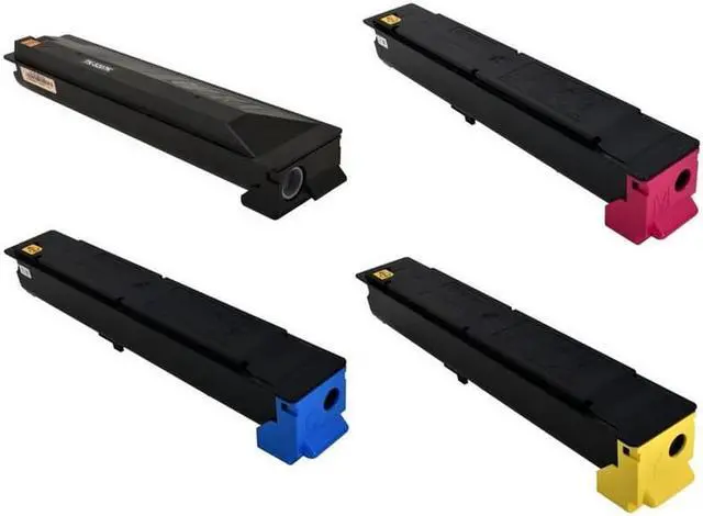 Alt view image 2 of 7 - SuppliesMAX Compatible Replacement for Copystar CS-356CI/CS-358CI Toner Cartridge Combo Pack (BK/C/M/Y) (TK-5207BCMY)