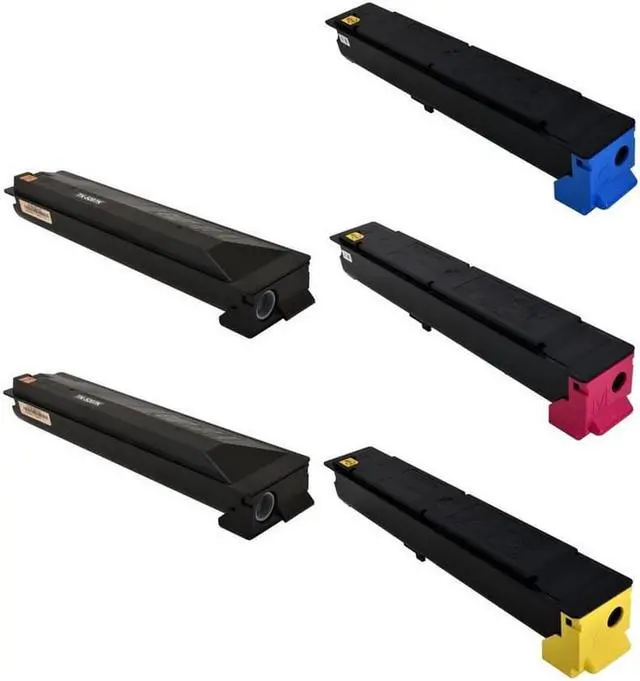 Alt view image 2 of 7 - SuppliesMAX Compatible Replacement for Copystar CS-356CI/CS-358CI Toner Cartridge Combo Pack (2-BK/1-C/M/Y) (TK-52052B1CMY)