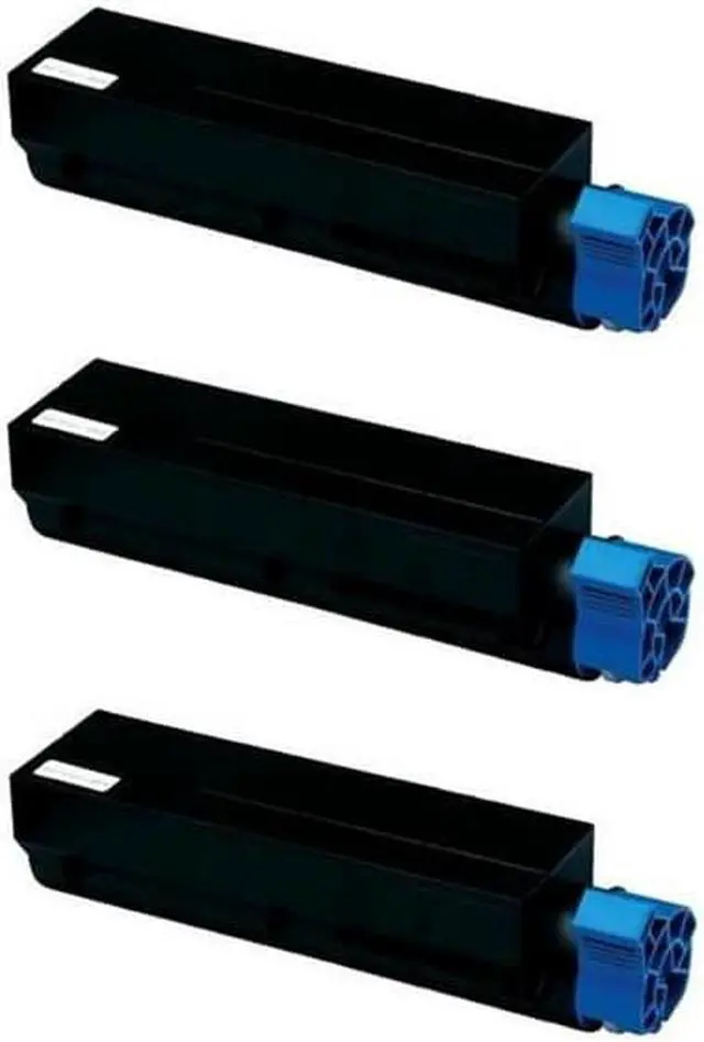 Alt view image 2 of 7 - SuppliesMAX Compatible Replacement for Okidata B412/B432/B512/MB472/MB492/MB562 Series Black Toner Cartridge (3/PK-3000 Page Yield) (45807101_3PK)