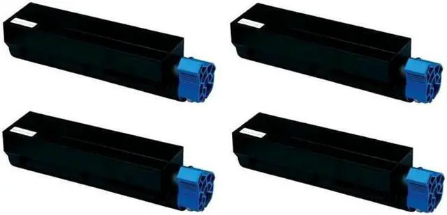 Alt view image 2 of 7 - SuppliesMAX Compatible Replacement for Okidata B412/B432/B512/MB472/MB492/MB562 Series Black Toner Cartridge (4/PK-3000 Page Yield) (45807101_4PK)