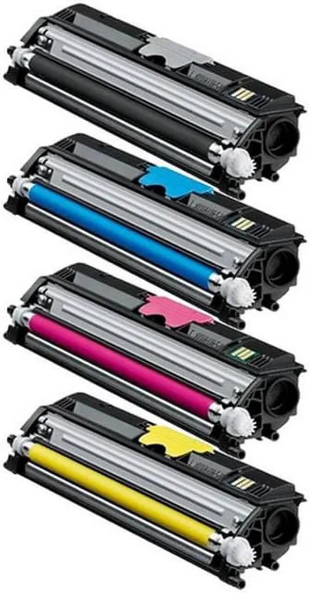 Main image of SuppliesMAX Compatible Replacement for Okidata C110/C130N/MC160/MC160N Toner Cartridge Combo Pack (BK/C/M/Y) (TYPE D2) (4425071BCMY)