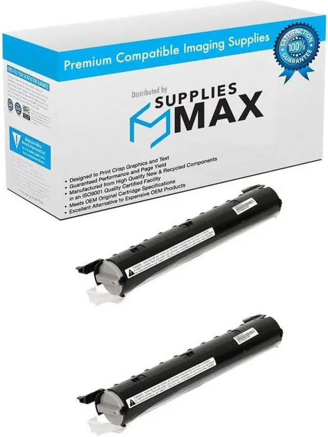 Main image of SuppliesMAX Compatible Replacement for Panasonic KX-FL401/KX-FL402/KX-F403/KX-FL411/KX-FL412/KX-FL421/KX-FL423 Toner Cartridge (2/PK-2000 Page Yield) (KX-FAT88)