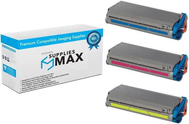 Main image of SuppliesMAX Compatible Replacement for Tektronix- Phaser 1235DT/1235DX/1235N Toner Cartridge Combo Pack (C/M/Y) (006R9029CMY)