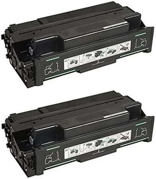 Alt view image 2 of 7 - SuppliesMAX Compatible Replacement for Ricoh Aficio AP-2600N/AP-2610N/AP-600N/AP-610N Toner Cartridge (2/PK-20000 Page Yield) (TYPE 115) (400666_2PK)