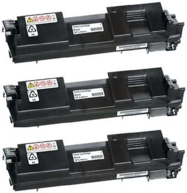 Alt view image 2 of 7 - SuppliesMAX Compatible Replacement for Savin SP-C352DN Black Toner Cartridge (3/PK-10000 Page Yield) (TYPE SP-C352A) (407383_3PK)