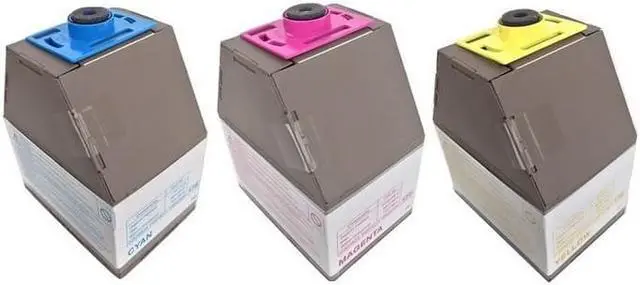 Alt view image 2 of 7 - SuppliesMAX Compatible Replacement for Lanier LD325C/LD328C/LD335C/LD345C/LD355C Toner Cartridge Combo Pack (C/M/Y) (TYPE R1) (488-834CMY)