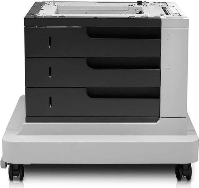Main image of HP LaserJet Enterprise M4555 Series 1500 Sheet Paper Feeder (3x500 Sheet Feeder) w/Stand Kit (CE735A)